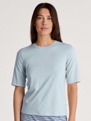 Arctic Ice Calida Favourites Joy Shirt Short Sleeve Women Summer Oufits | NWIMR-8245