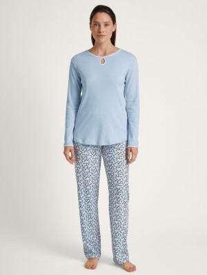 Arctic Ice Calida Sweet Dreams Pyjama Women Sleepwear | TVEPG-6195