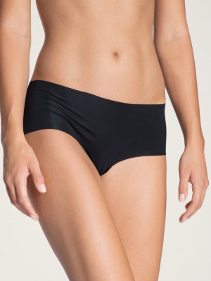 Black C2c Calida Natural Skin Panty, Cradle To Cradle Certified® Women Yoga | CNUAG-8974