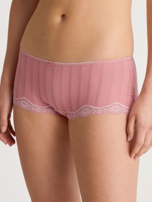 Blush Flower Calida Etude Toujours Panty, Low Cut Women Underwear | XFZPH-9716