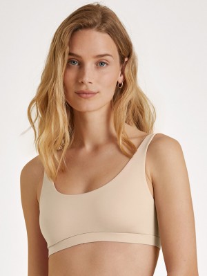 Bubble Gum Pink Calida Natural Skin Bustier, Cradle To Cradle Certified® Women Yoga | UZIRH-0861