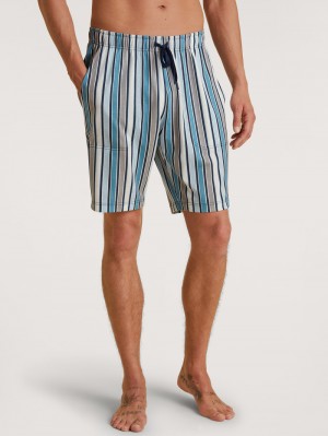 Cascade Blue Calida Rmx Sleep Journey Bermudas Men Sleepwear | PKYEH-6152