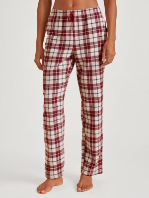 Charm Cream Calida Favourites Holidays Flannel Trousers Women Sleepwear | YERZX-1302