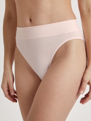 Creole Pink Calida Elastic Brief, High Waist Women Yoga | ZGLSB-6850