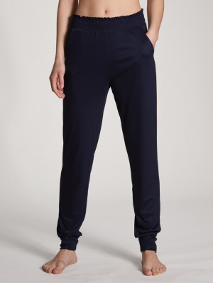 Dark Lapis Blue Calida Circular Sleep Pants Women Sleepwear | DZKHA-2794