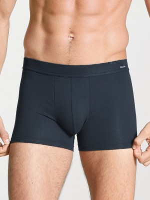 Dark Sapphire Calida Cotton Code Boxer Brief Men Underwear | TQPCD-3416