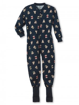 Dark Sapphire Calida Family & Friends Jumpsuit Kids' Pyjama | BNPGD-5084