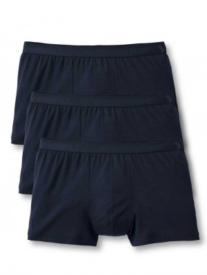 Dark Sapphire Calida Natural Benefit Boxer, Value Pack Men Underwear | RMCVZ-8125