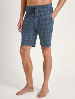 Dark Sapphire Calida Rmx Sleep Free Bermudas Men Sleepwear | EKGMU-3506