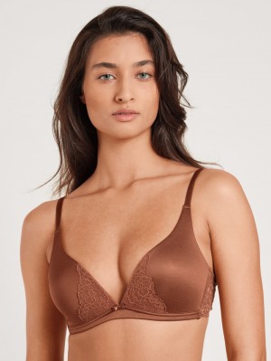 Ginger Bisquit Calida Sensual Secrets Soft Bra Women Underwear | BRHSQ-5918