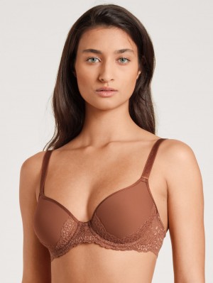 Ginger Bisquit Calida Sensual Secrets Spacer Bra Women Underwear | PVOUA-5618