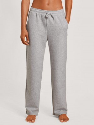 Grey Melange Calida Circular Lounge Pants, Cradle To Cradle Certified® Women Yoga | KWJFS-6150