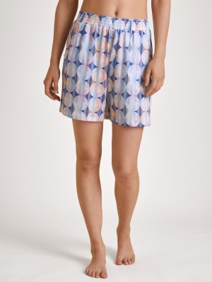 Hydrangea Blue Calida Circular Dreams Shorts, Cradle To Cradle Certified® Women Sleepwear | CKRHF-5630