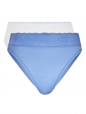 Hydrangea Blue Calida Iconics Jazzpant, 2er-pack Women Underwear | PQVOF-2634