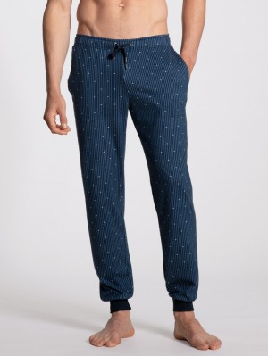 Indian Blue Calida Remix Basic Sleep Pants Men Sleepwear | DULXI-7139