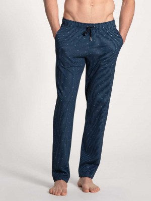 Indian Blue Calida Remix Basic Sleep Pants Men Sleepwear | SJVQH-0234