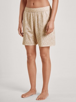 Irish Cream Calida Favourites Desert Shorts Women Sleepwear | GWVEM-0962