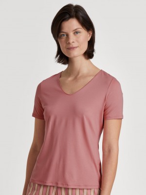 Italian Rose Calida Special Shirt Short Sleeve Women Loungewear | GHQJS-8516