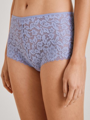 Lanquid Lavender Calida Natural Comfort Lace Shorty Regular Cut Women Underwear | TYAWM-6832