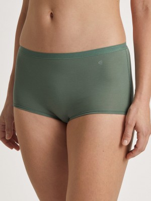 Laurel Green Calida Natural Comfort Shorty Regular Cut Women Underwear | GZYMF-2745