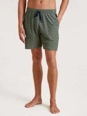 Laurel Green Calida Rmx Lounge Holiday Bermudas Men Loungewear | WSRYO-6705