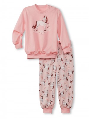 Light Bloom Calida Toddlers Horse Pyjama With Cuff Kids' Pyjama | JQNWP-6328