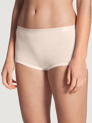 Light Ivory Calida True Confidence Panty, High Waist Women Underwear | AXYPJ-4287