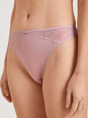 Mauve Shadow Calida Special Brief Women Underwear | HGVBL-6921