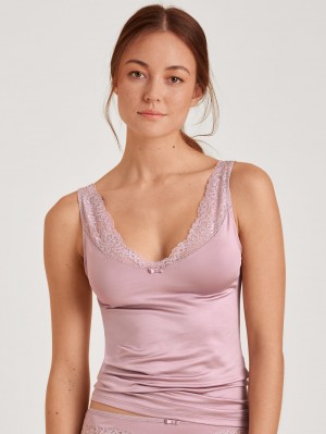 Mauve Shadow Calida Special Tank Top Women Underwear | TPFNI-6019