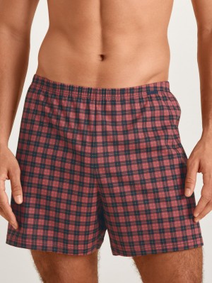 Mineral Red Calida Prints Boxer Shorts Men Underwear | CFDBO-3105