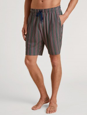 Mineral Red Print Calida Rmx Sleep Holiday Bermudas Men Sleepwear | KARPT-0536