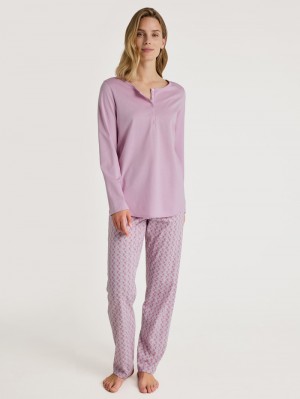 New Fragrant Lilac Calida Special Pyjama Women Sleepwear | ABMTS-6350