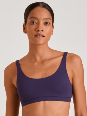 Parachute Purple Calida Natural Skin Bustier, Cradle To Cradle Certified® Women Yoga | APXVC-9082