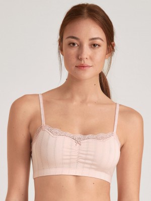 Pearl Blush Calida Etude Toujours Bustier Women Underwear | MCAEK-8064