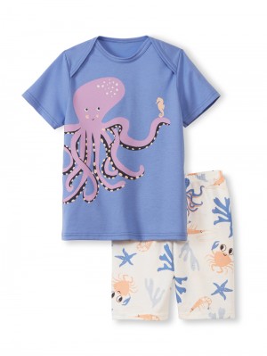 Persian Jewel Calida Toddlers Sea Short Pyjama Kids' Pyjama | HDJRK-4692