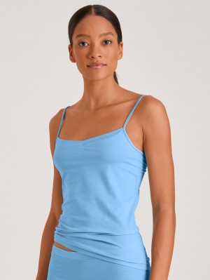 Placid Blue Calida Cate Spaghetti Top Women Underwear | AUDPR-7362