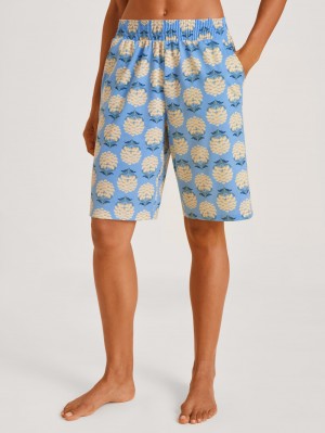 Placid Blue Calida Favourites Paisley Shorts Women Sleepwear | OUYHM-6401