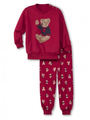 Rio Red Calida Family & Friends Pyjama With Cuff Kids' Pyjama | KCRGT-4396