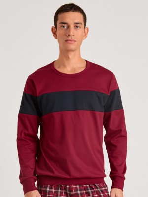 Rio Red Calida Family & Friends Sweatshirt Men Sleepwear | RVDQT-3697