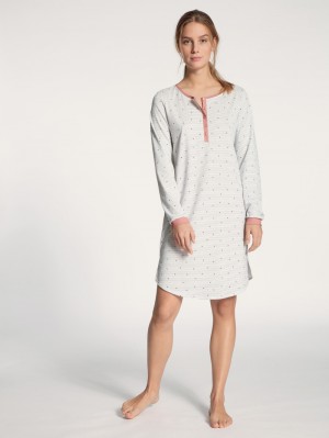 Rose Bud Calida Sweet Dreams Sleepshirt, Length 95cm Women Sleepwear | HRBUW-6201