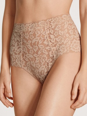 Rose Teint Calida Natural Comfort Lace Brief Women Underwear | TXJHG-4092