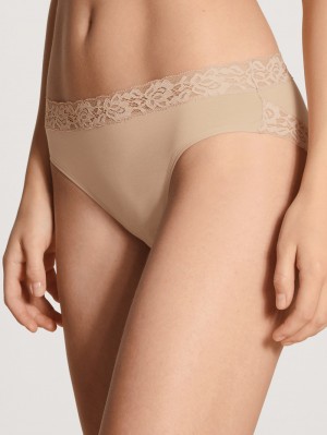 Rose Teint Calida Natural Comfort Lace Brief Women Underwear | FNADC-8350