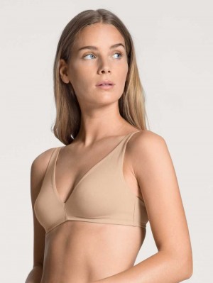 Rose Teint Calida Natural Comfort Soft Bra Women Underwear | IJPLR-4285