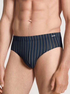 Schwarz Calida Cotton Code Brief Men Underwear | OUJNC-0249