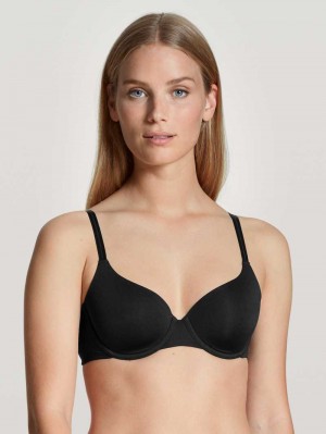 Schwarz Calida Eco Sense Bra With Underwiring Women Underwear | WHRYI-1849