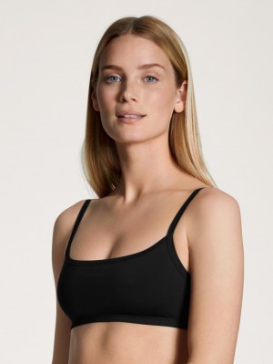 Schwarz Calida Eco Sense Bustier Women Underwear | WQKDH-7532