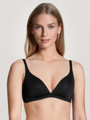 Schwarz Calida Eco Sense Soft Bra Women Underwear | CUNIF-2741