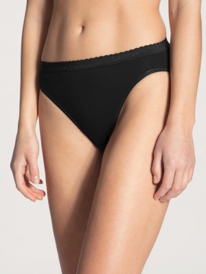 Schwarz Calida Iconics Mini Brief Women Underwear | ZWVYU-3204