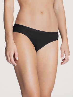 Schwarz Calida Natural Comfort Brief Women Underwear | YHPGR-0943