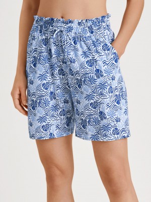 Sodalite Blue Calida Favourites Serenity Shorts Women Sleepwear | HVNAQ-1029